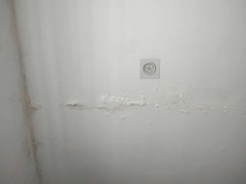 Damaged Drywall Sections