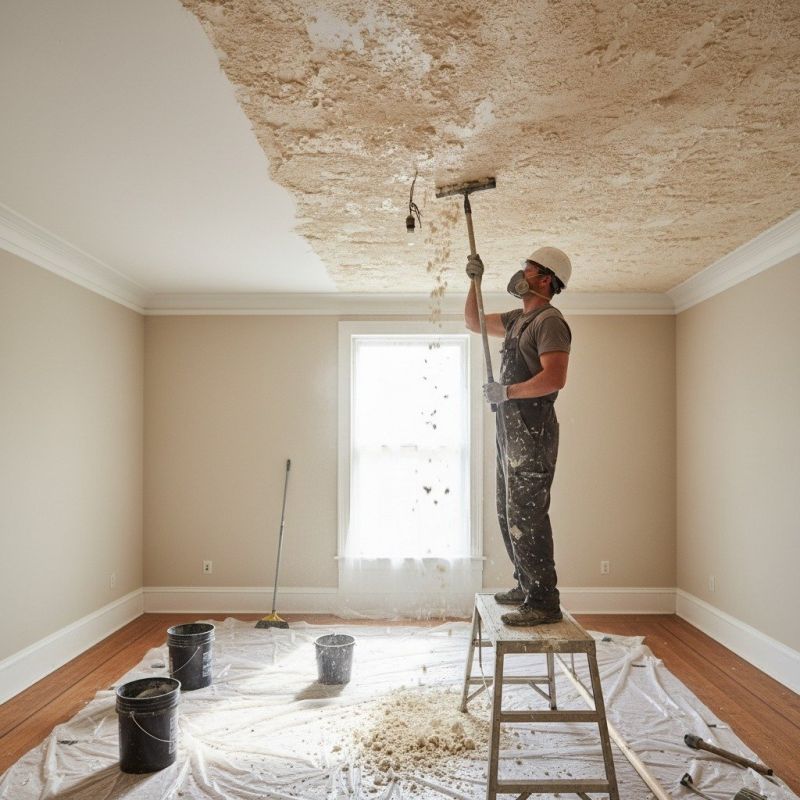 Stipple Ceiling Removal in Waco, TX