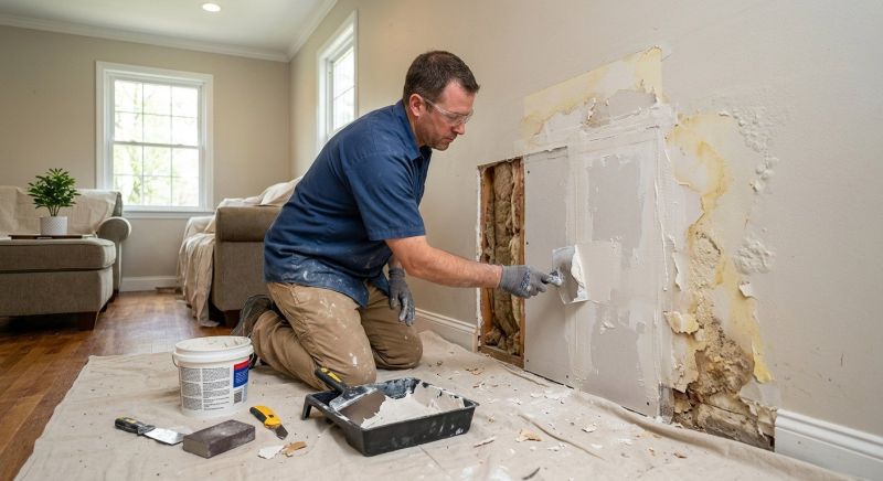 Drywall Water Damage Repair